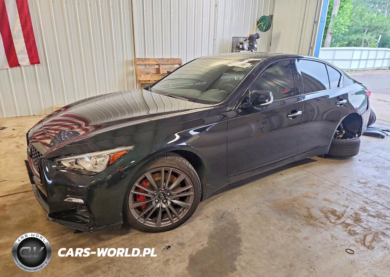 2024 Infiniti Q50 Red Sport 400 VIN:JN1FV7DR3RM680434 - 1