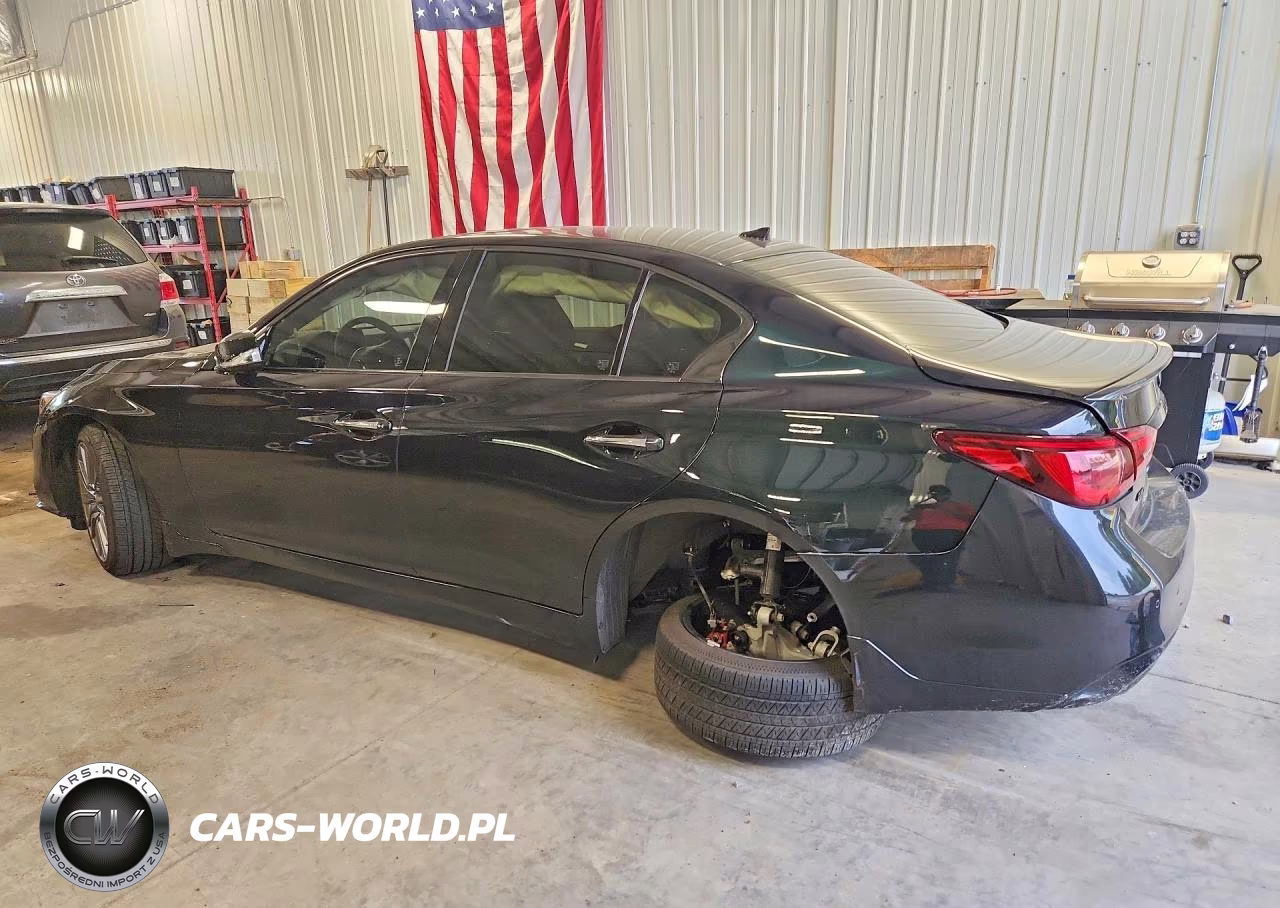2024 Infiniti Q50 Red Sport 400 VIN:JN1FV7DR3RM680434 - 2