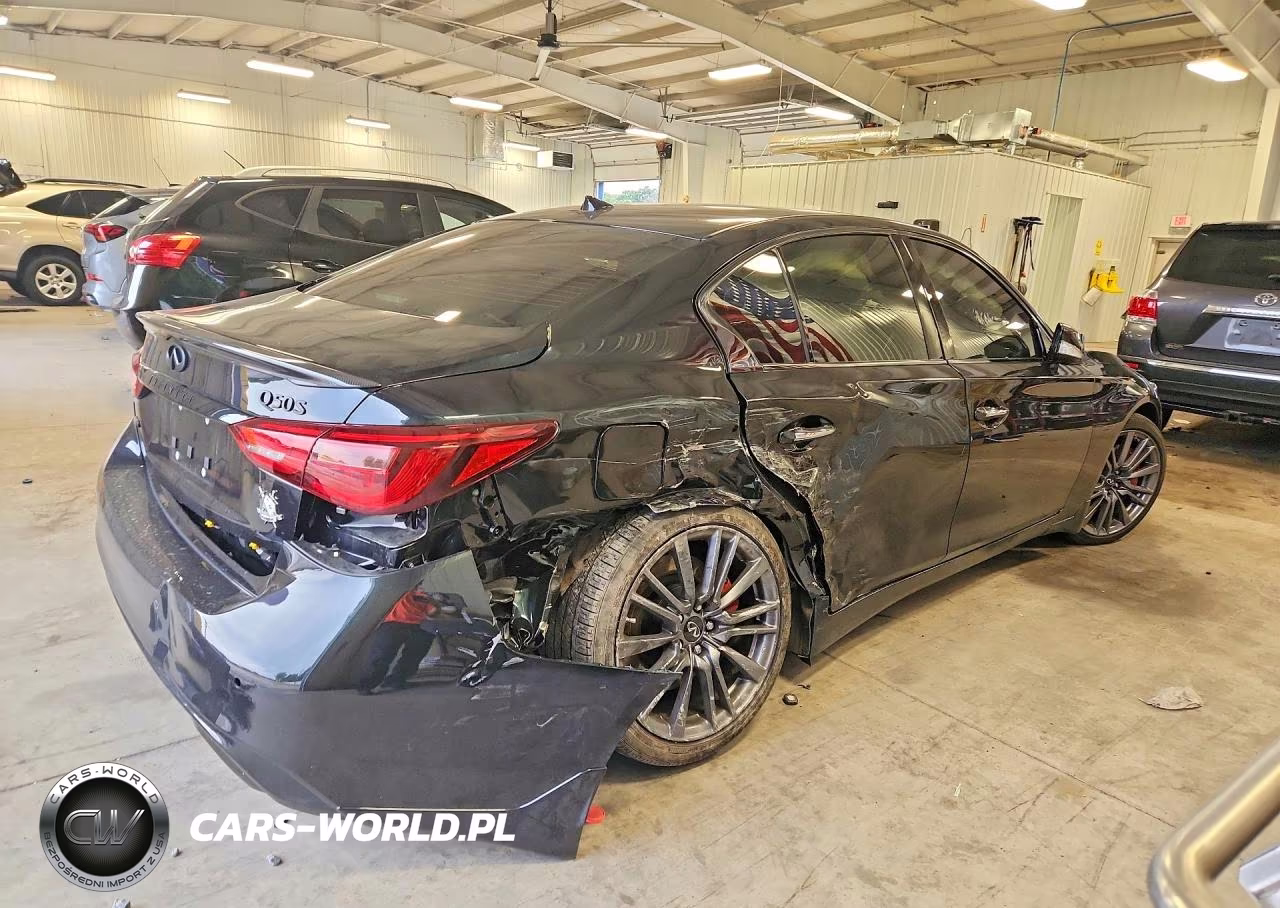 2024 Infiniti Q50 Red Sport 400 VIN:JN1FV7DR3RM680434 - 3