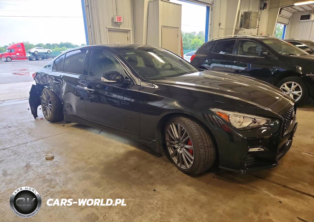 2024 Infiniti Q50 Red Sport 400 VIN:JN1FV7DR3RM680434 - 4