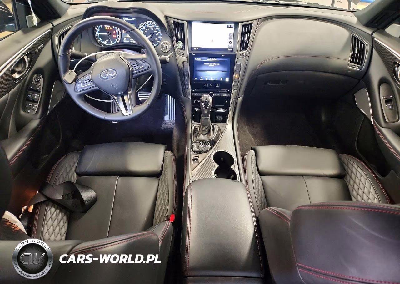 2024 Infiniti Q50 Red Sport 400 VIN:JN1FV7DR3RM680434 - 8