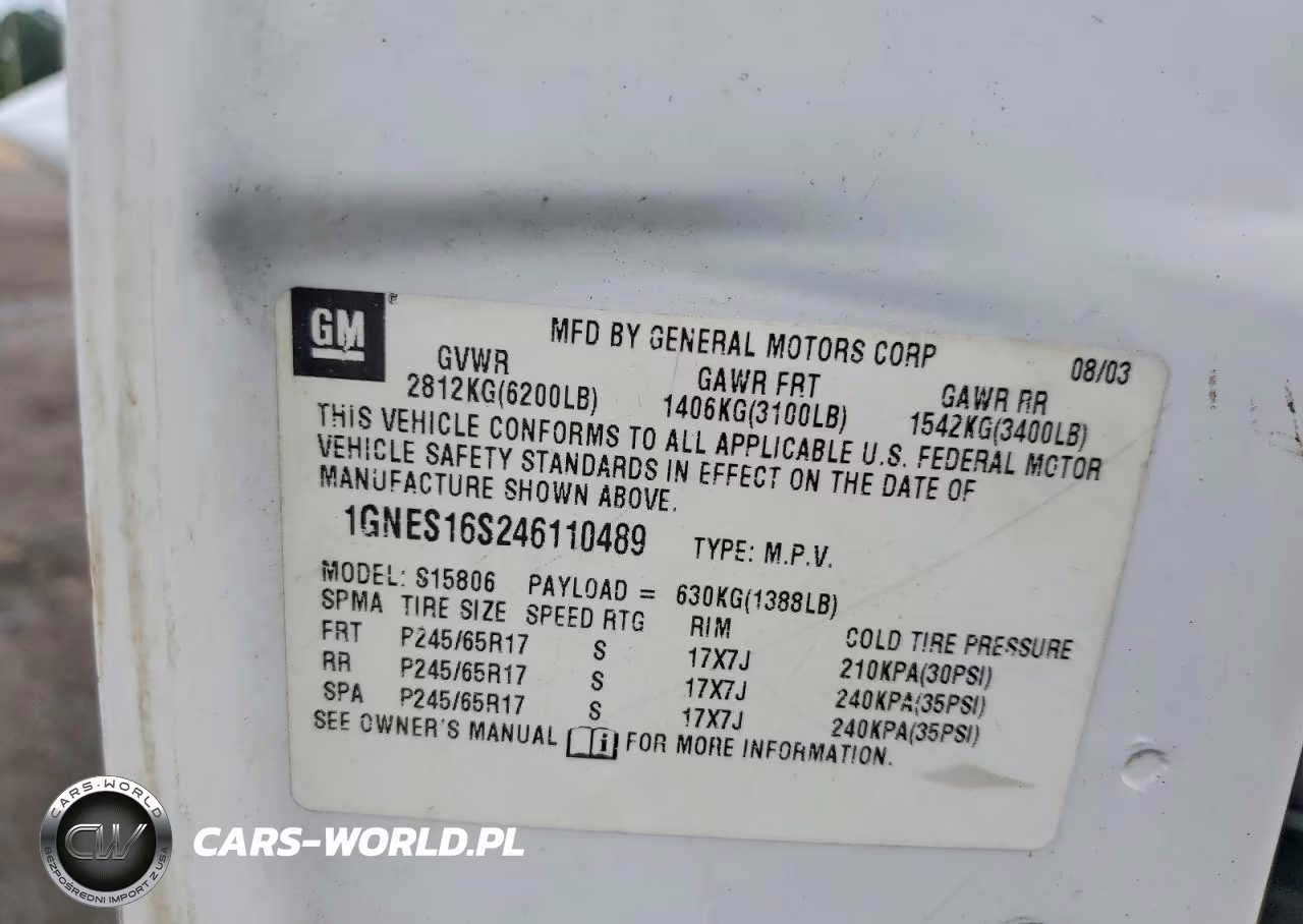 2004 Chevrolet Trailblazer Ext Ls VIN:1GNES16S246110489 - 13