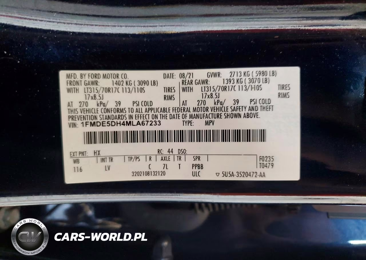 2021 Ford Bronco Base VIN:1FMDE5DH4MLA67233 - 14