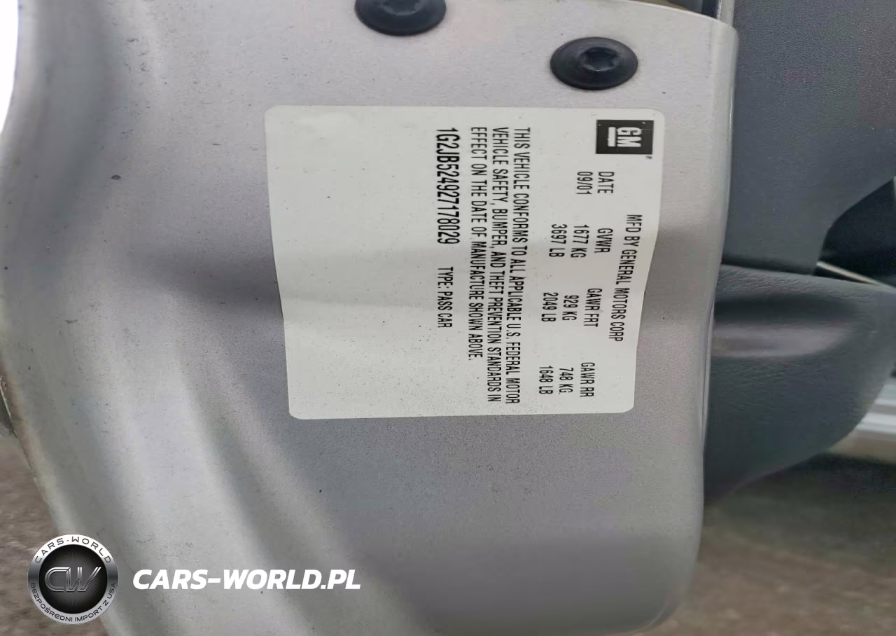 2002 Pontiac Sunfire Se VIN:1G2JB524927178029 - 12