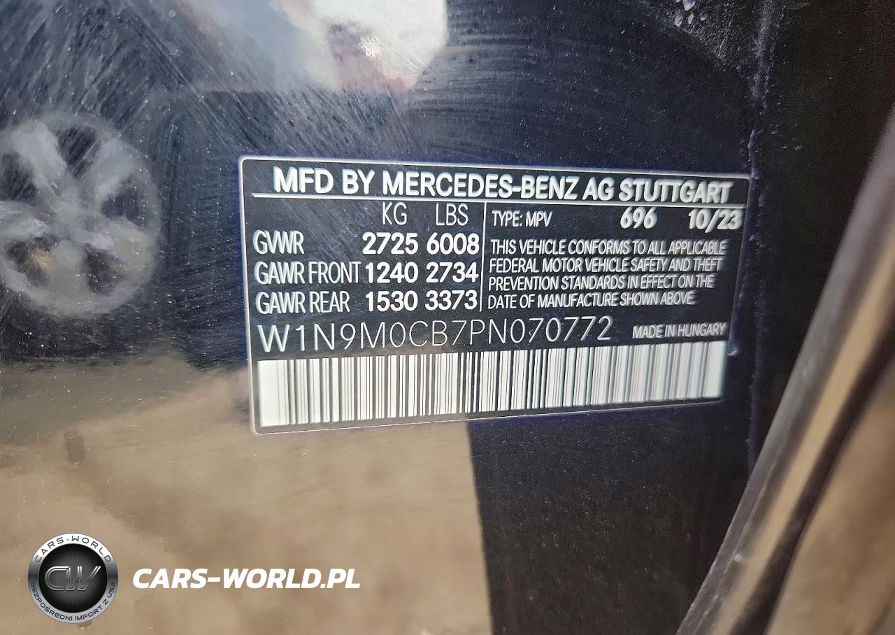 2023 Mercedes-Benz Eqb 250+ VIN:W1N9M0CB7PN070772 - 13