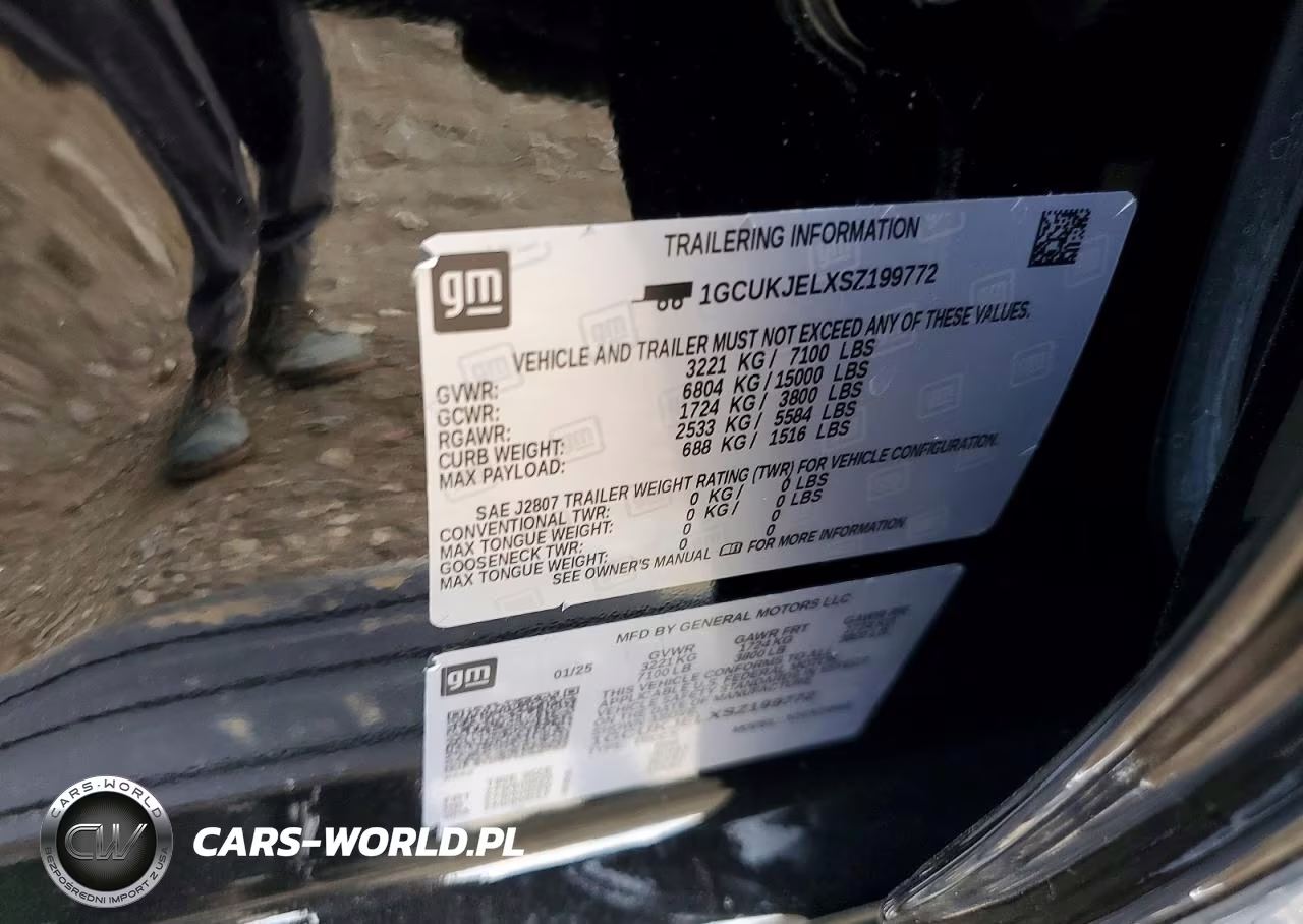 2025 Chevrolet Silverado K1500 High Country VIN:1GCUKJELXSZ199772 - 12