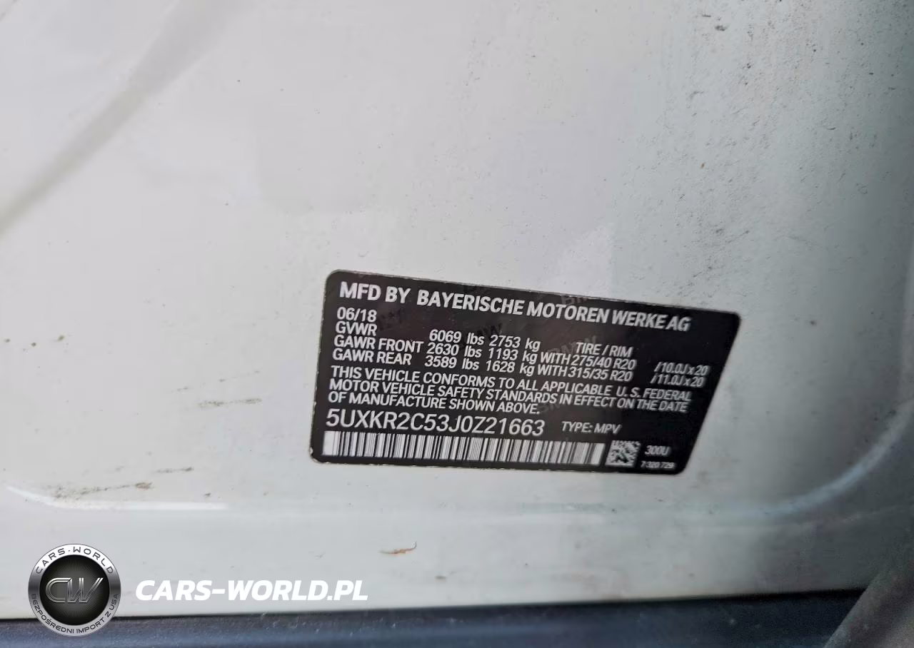 2018 BMW X5 Sdrive35I VIN:5UXKR2C53J0Z21663 - 13