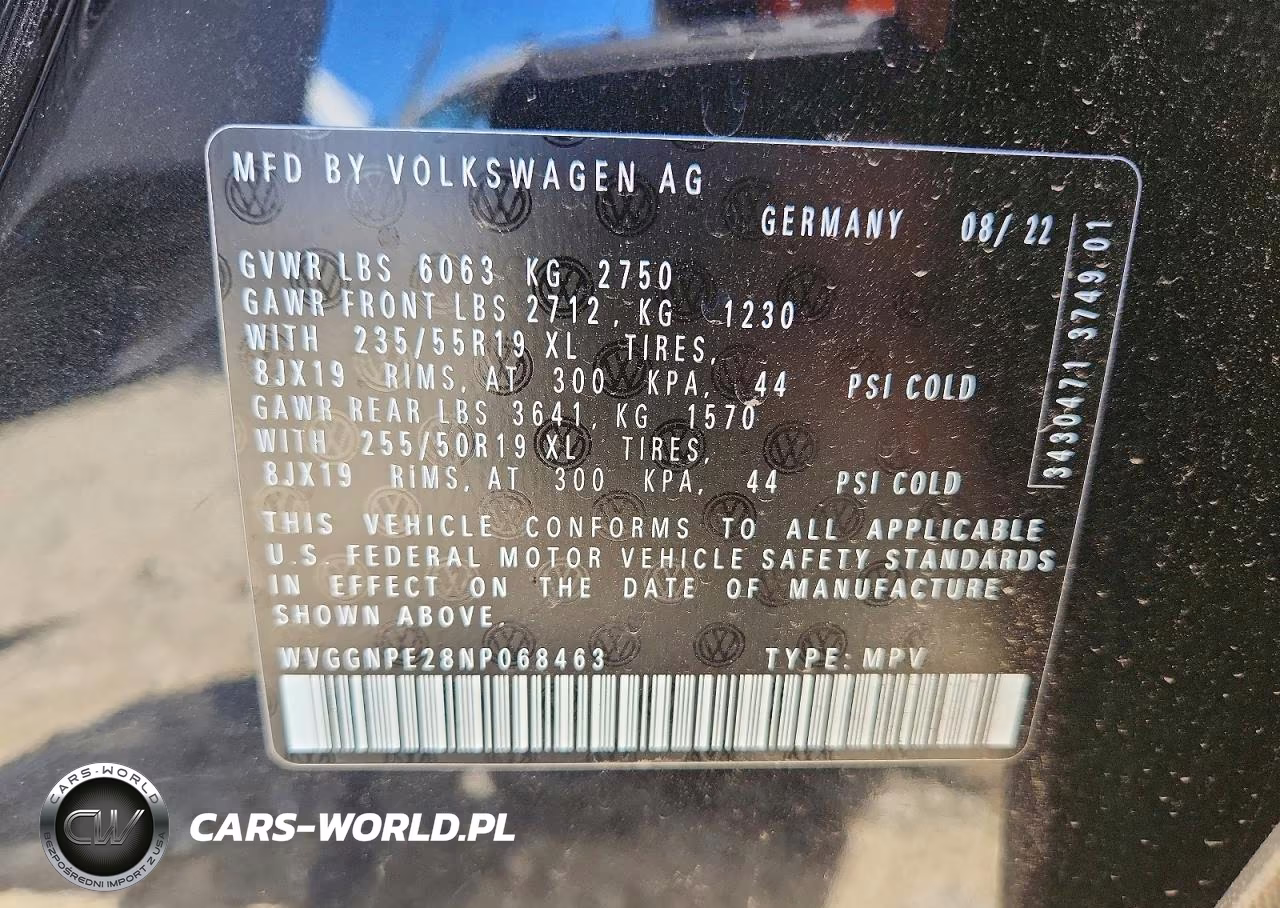 2022 Volkswagen Id.4 Pro S VIN:WVGGNPE28NP068463 - 14