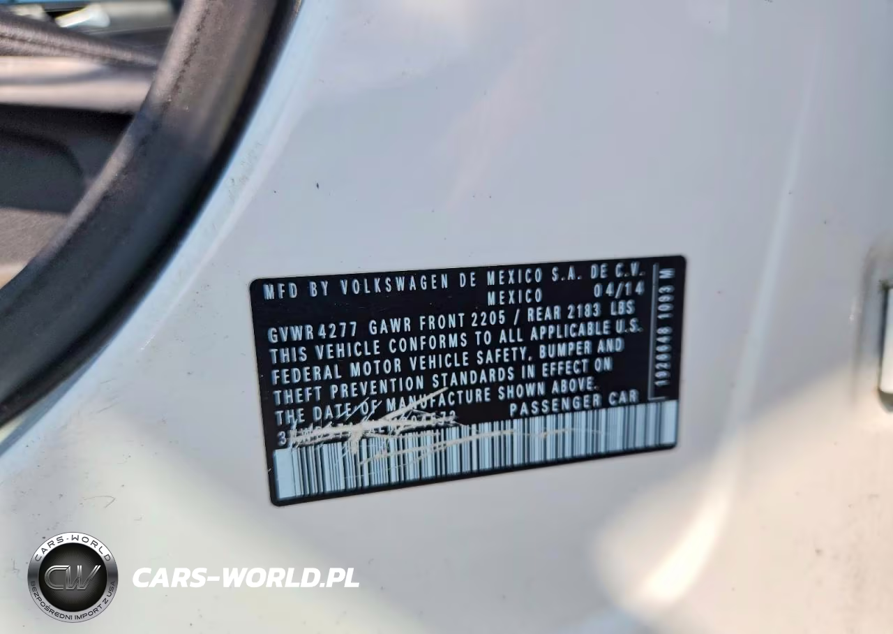 2014 Volkswagen Jetta Se VIN:3VWD17AJXEM294572 - 12