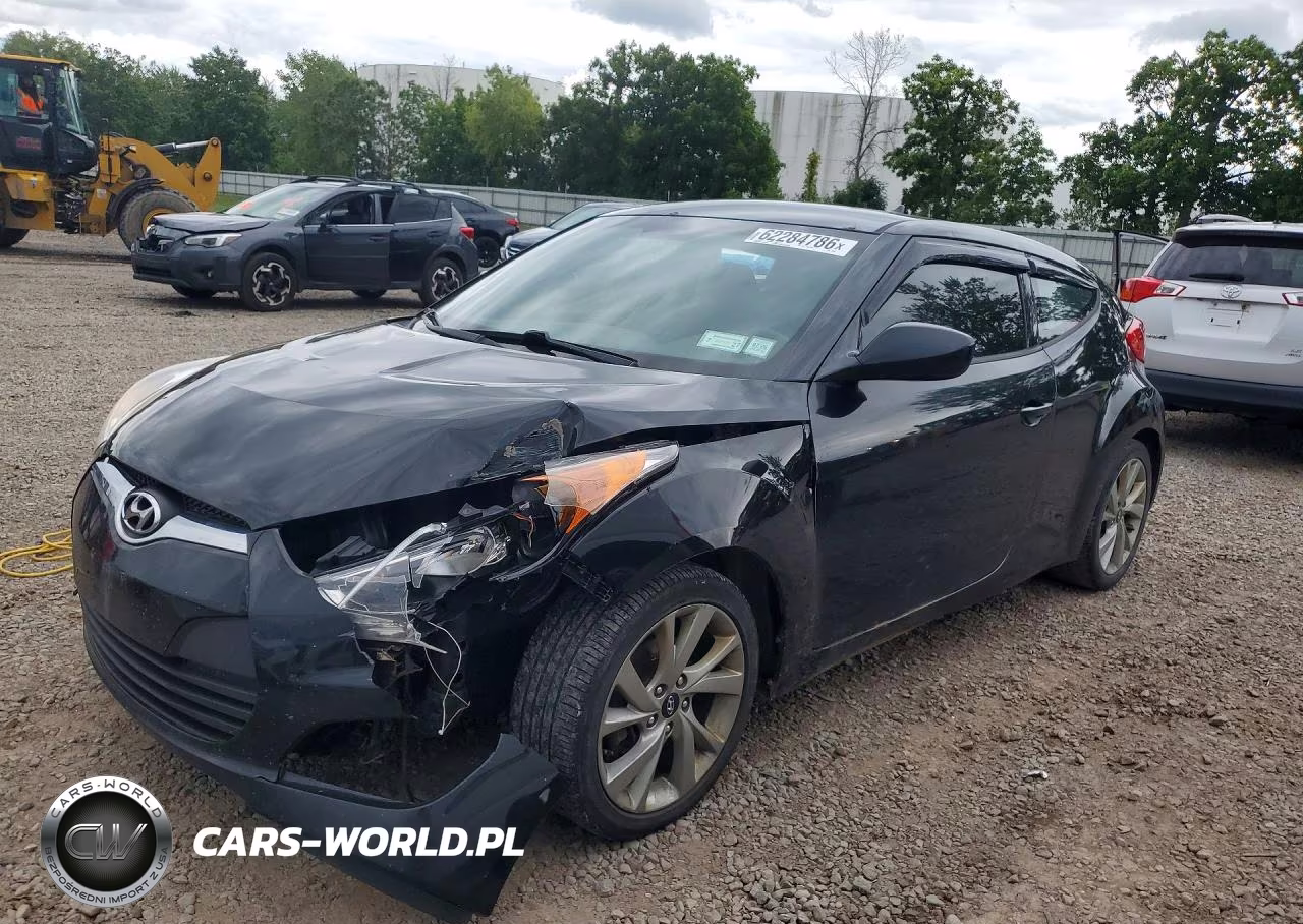2017 Hyundai Veloster Base VIN:KMHTC6AD7HU310039 - 1