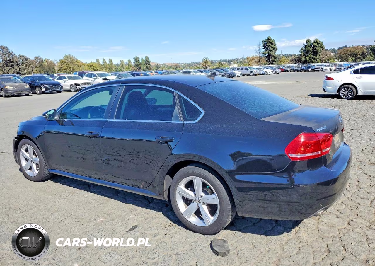 2012 Volkswagen Passat Se VIN:1VWBH7A3XCC081866 - 2