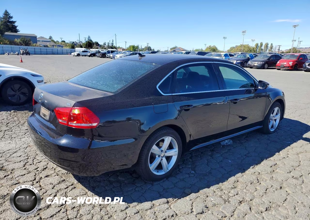 2012 Volkswagen Passat Se VIN:1VWBH7A3XCC081866 - 3