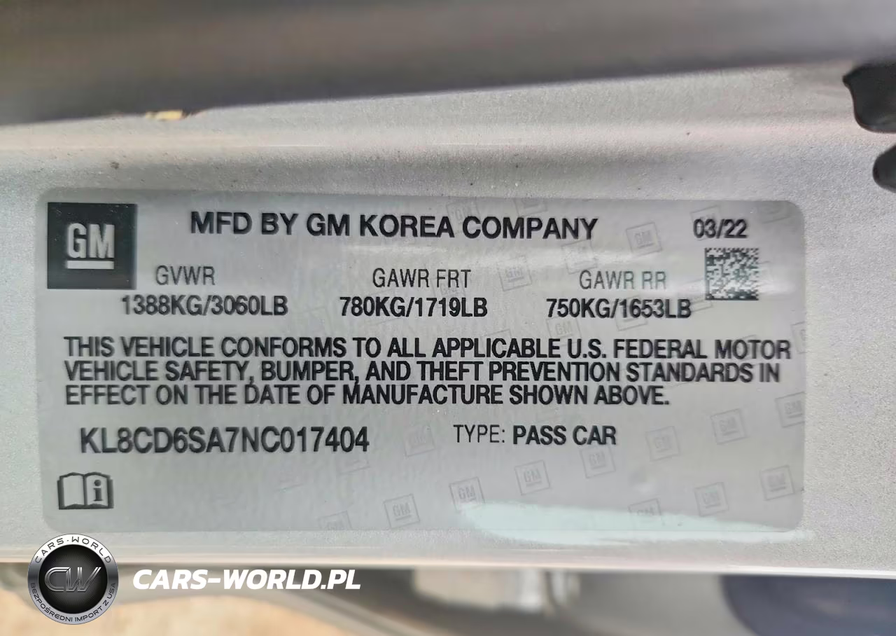 2022 Chevrolet Spark 1Lt VIN:KL8CD6SA7NC017404 - 12