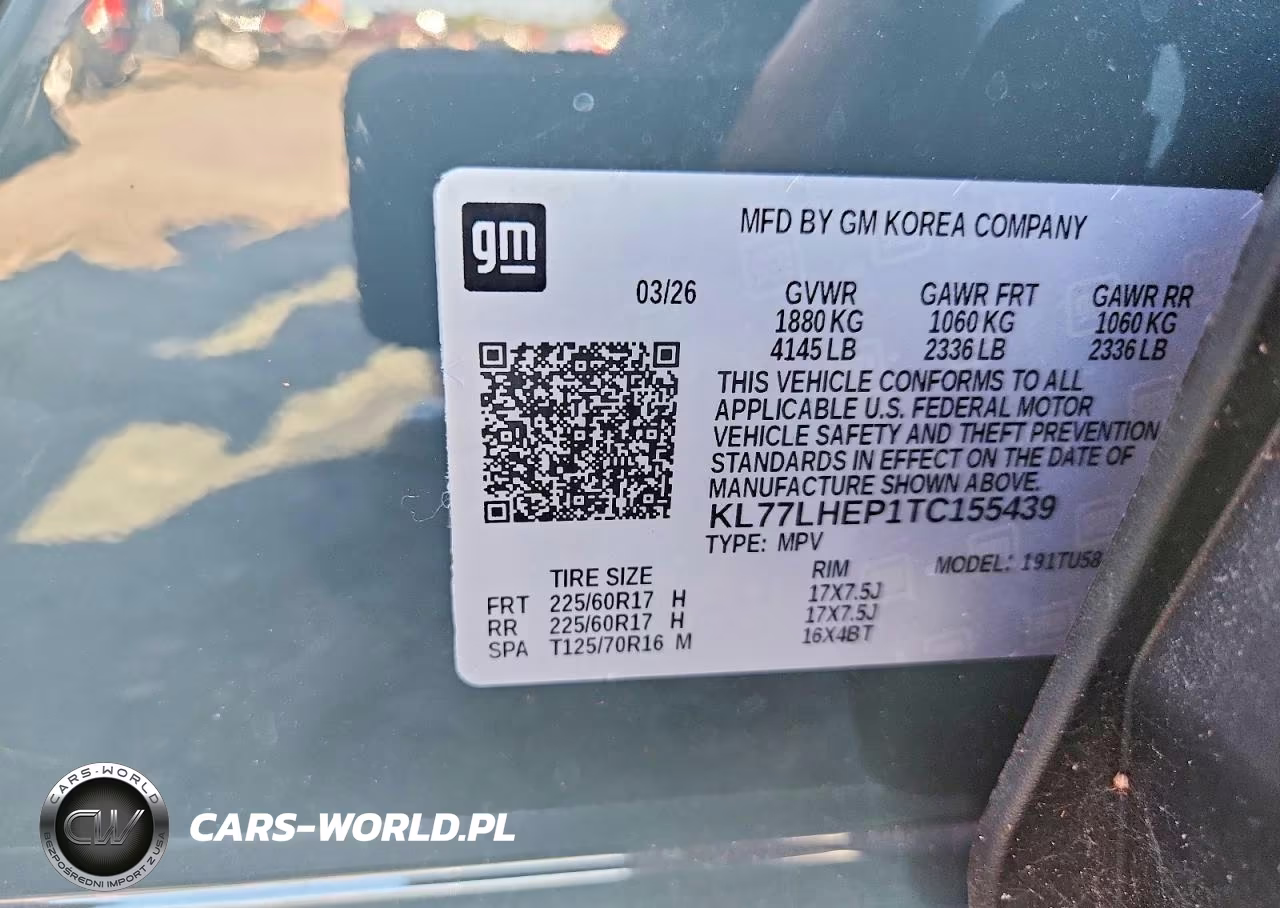 2026 Chevrolet Trax 1Lt VIN:KL77LHEP1TC155439 - 13