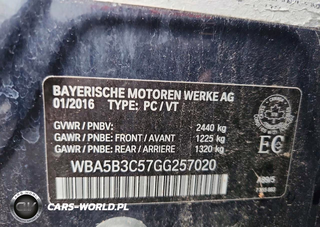 2016 BMW 535 Xi VIN:WBA5B3C57GG257020 - 12