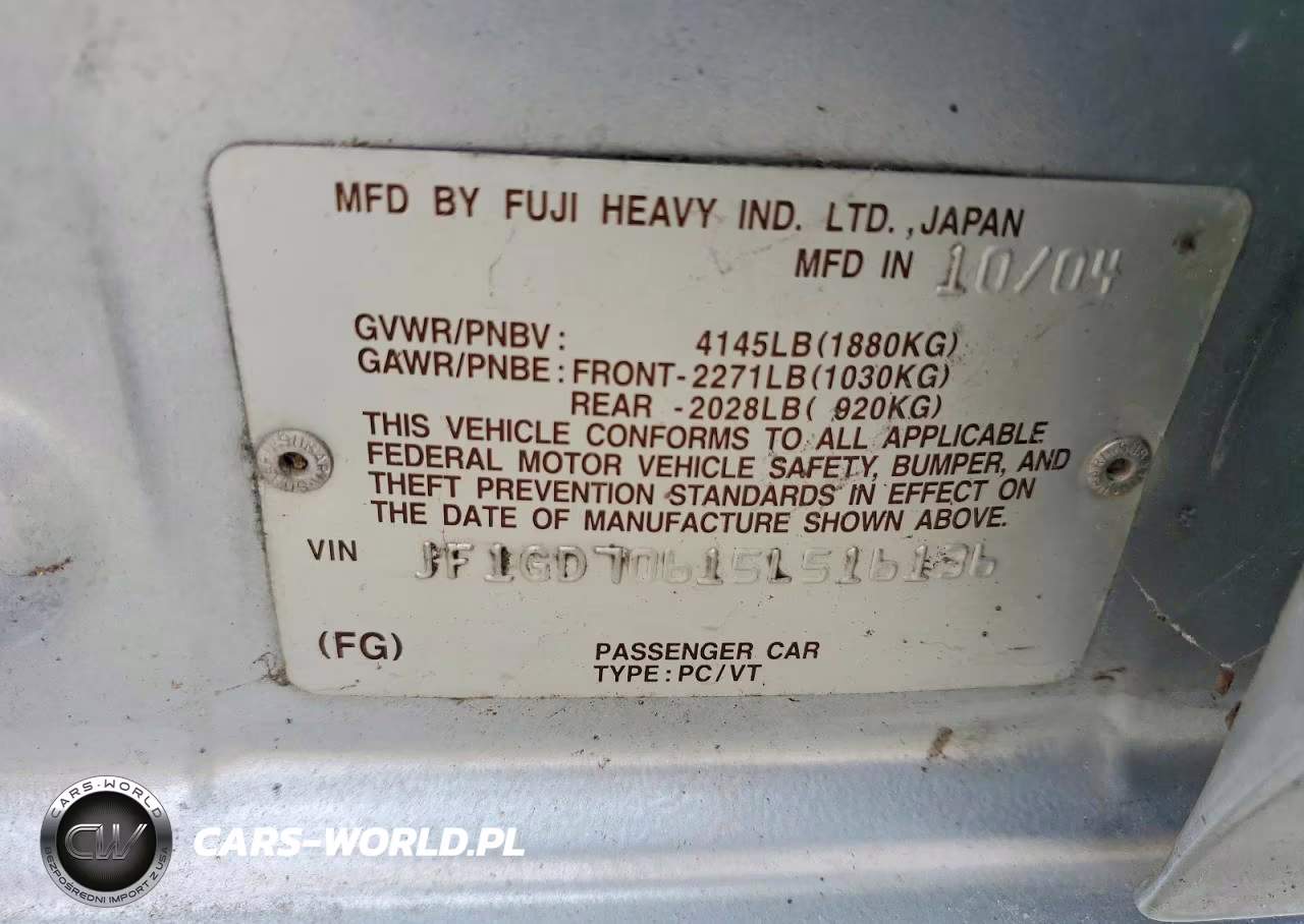 2005 Subaru Impreza Wrx Sti VIN:JF1GD70615L516136 - 12