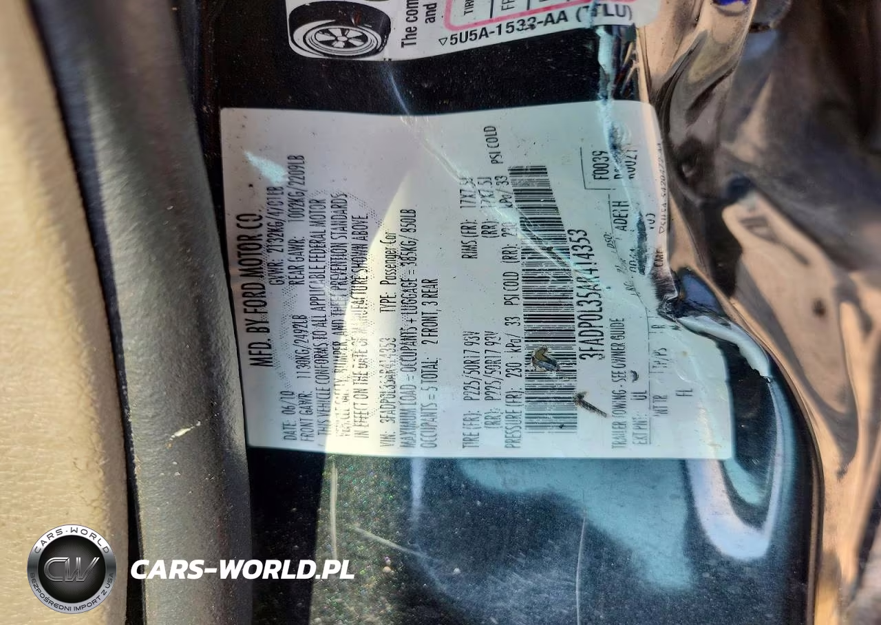 2010 Ford Fusion Hybrid VIN:3FADP0L35AR414353 - 12