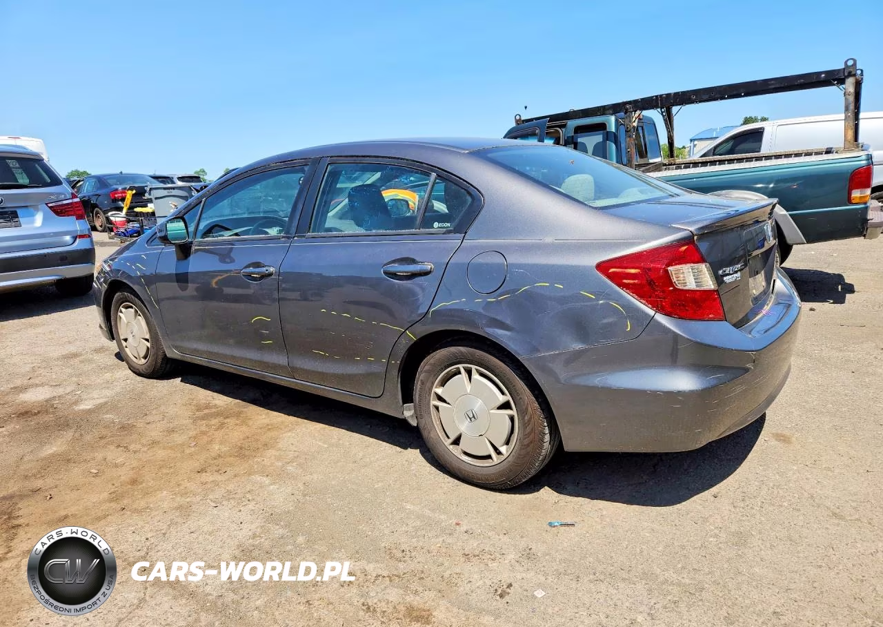 2012 Honda Civic Hf VIN:2HGFB2F67CH553595 - 2