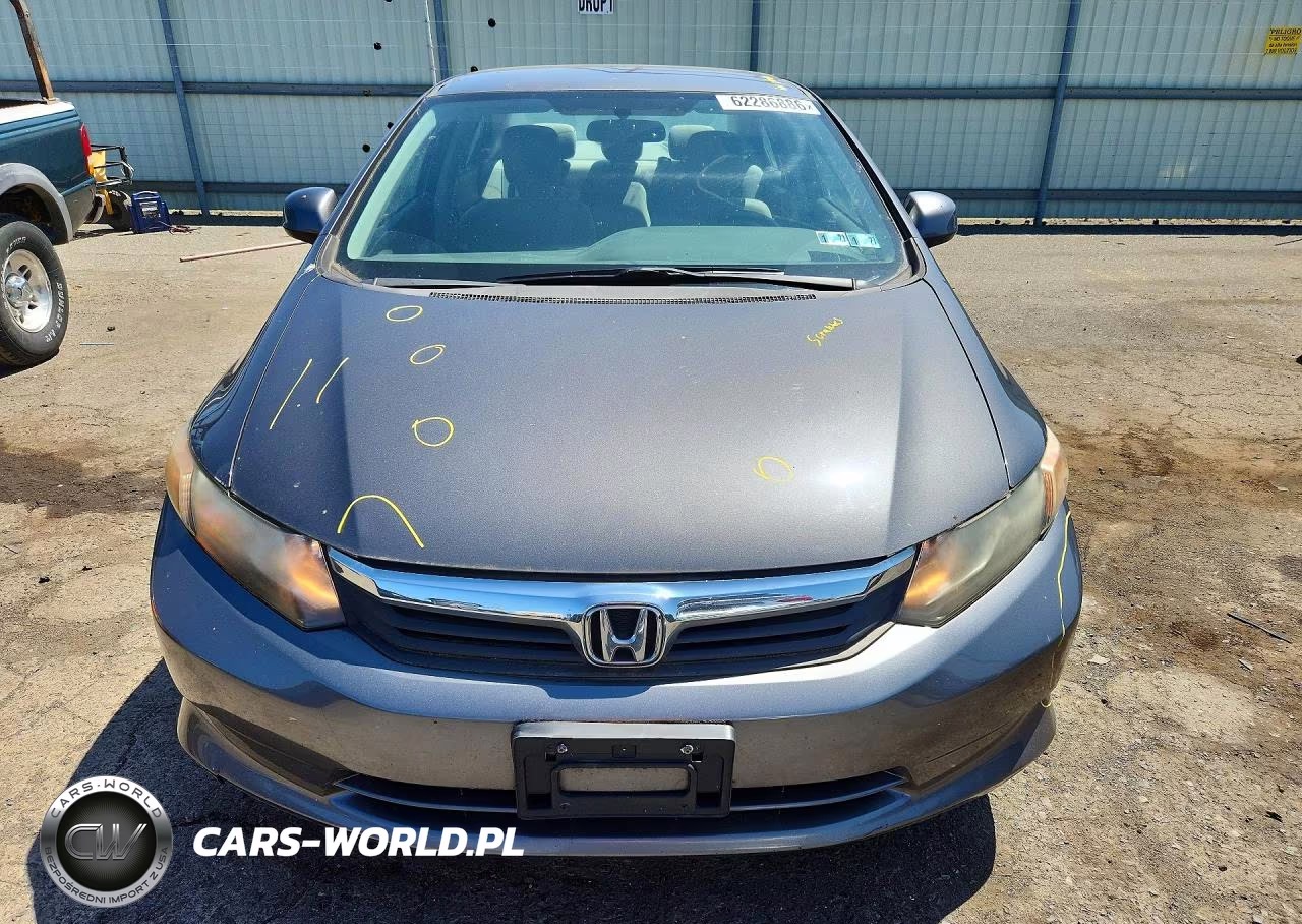 2012 Honda Civic Hf VIN:2HGFB2F67CH553595 - 5