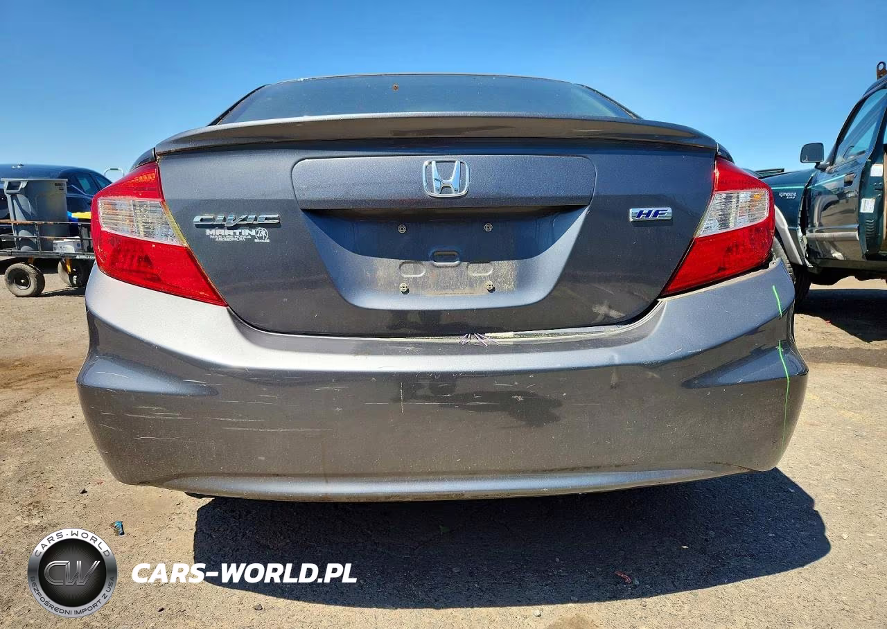 2012 Honda Civic Hf VIN:2HGFB2F67CH553595 - 6