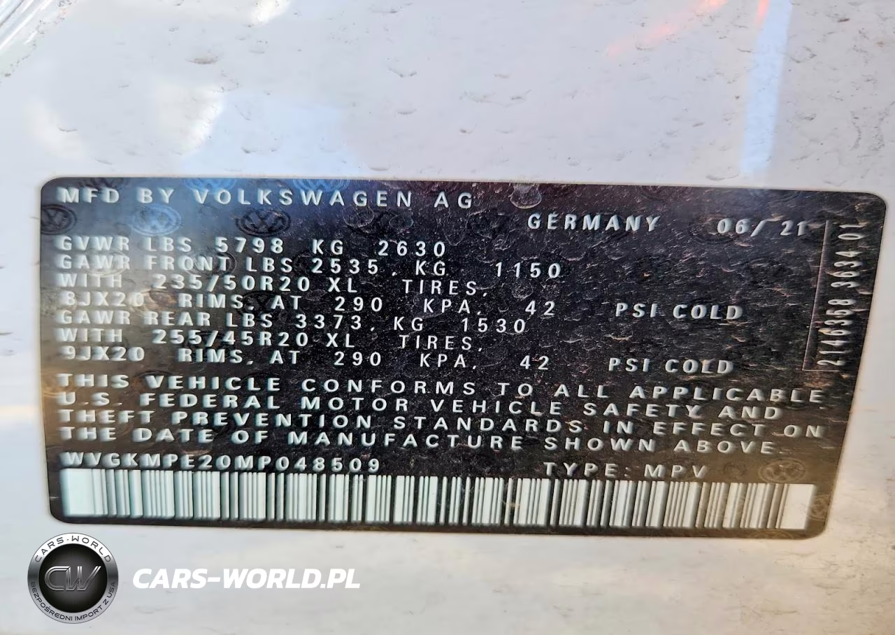 2021 Volkswagen Id.4 Pro S VIN:WVGKMPE20MP048509 - 13