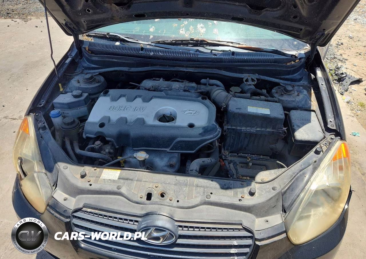 2007 Hyundai Accent Gls VIN:KMHCN46C77U086025 - 11