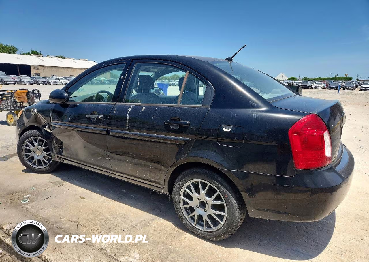 2007 Hyundai Accent Gls VIN:KMHCN46C77U086025 - 2