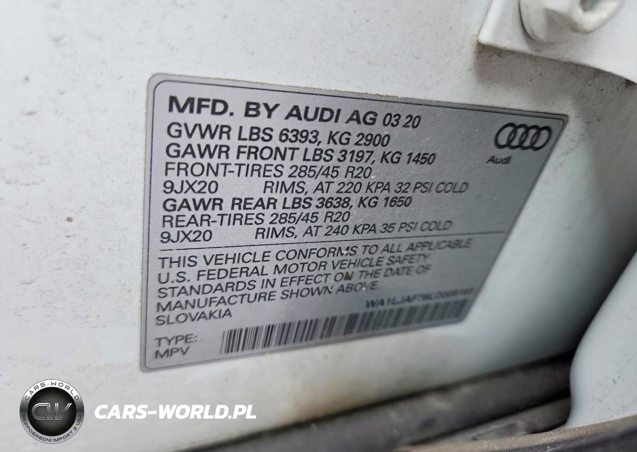 2020 Audi Q7 Premium Plus VIN:WA1LJAF78LD008181 - 13