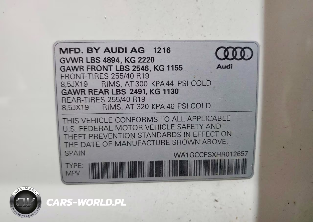 2017 Audi Q3 Prestige VIN:WA1GCCFSXHR012657 - 14