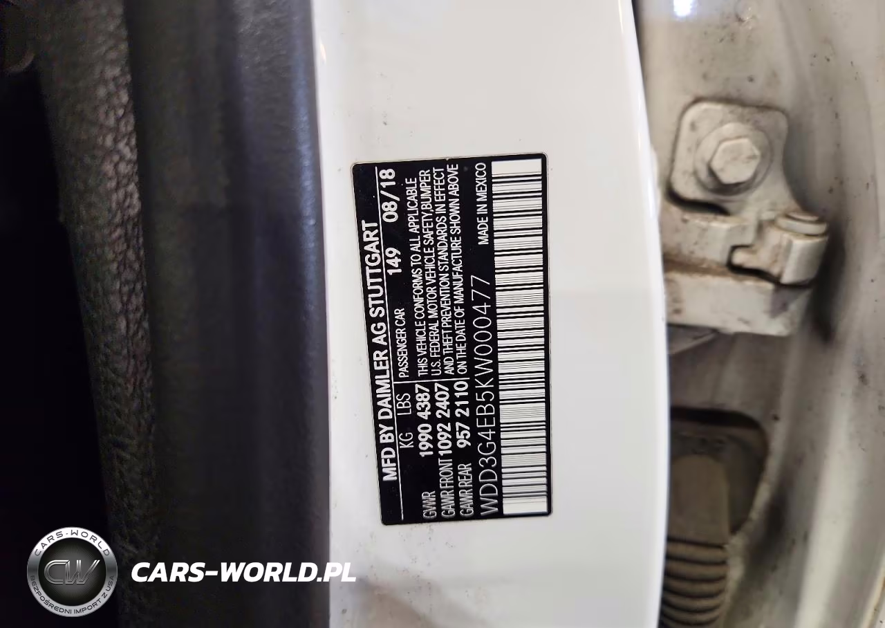 2019 Mercedes-Benz A 220 VIN:WDD3G4EB5KW000477 - 12