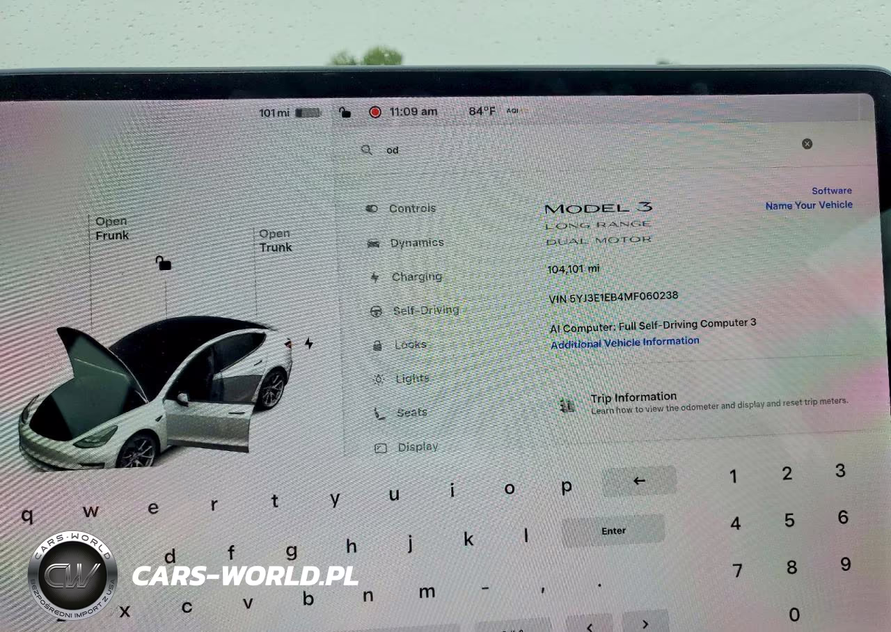 2021 Tesla Model 3 VIN:5YJ3E1EB4MF060238 - 9
