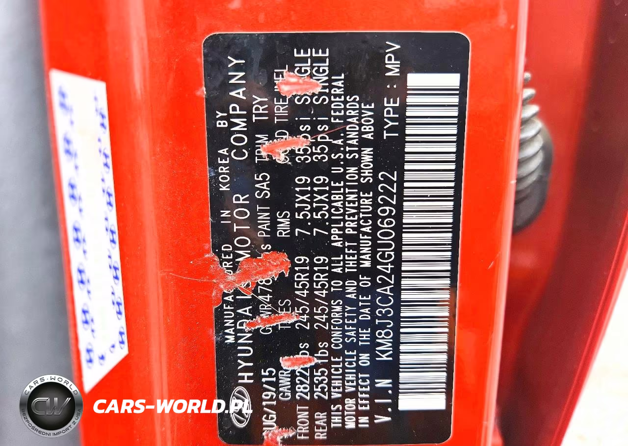 2016 Hyundai Tucson VIN:KM8J3CA24GU069222 - 13