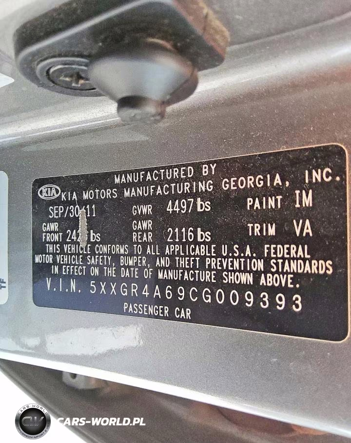 2012 Kia Optima Sx VIN:5XXGR4A69CG009393 - 12