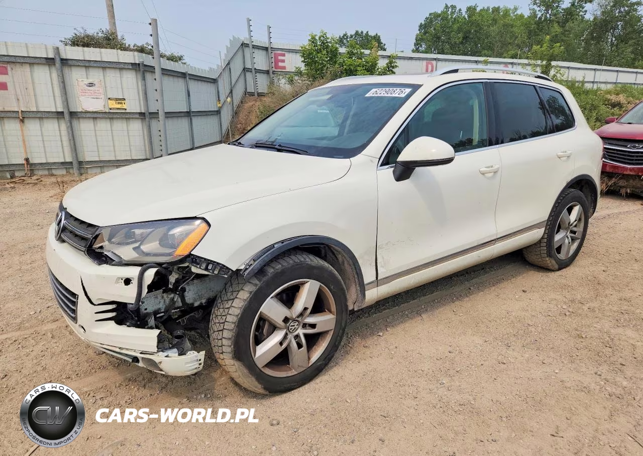 2012 Volkswagen Touareg V6 Tdi VIN:WVGFK9BPXCD003516 - 1