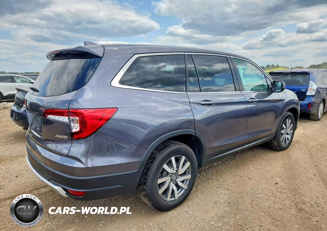 2019 Honda Pilot Exl VIN:5FNYF6H53KB045801 - 3