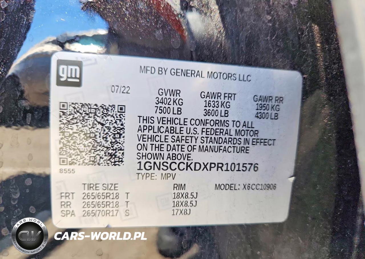 2023 Chevrolet Suburban C1500 Lt VIN:1GNSCCKDXPR101576 - 13