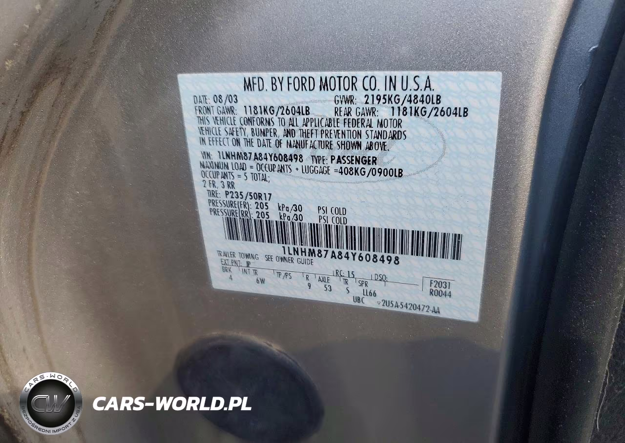 2004 Lincoln Ls VIN:1LNHM87A84Y608498 - 12