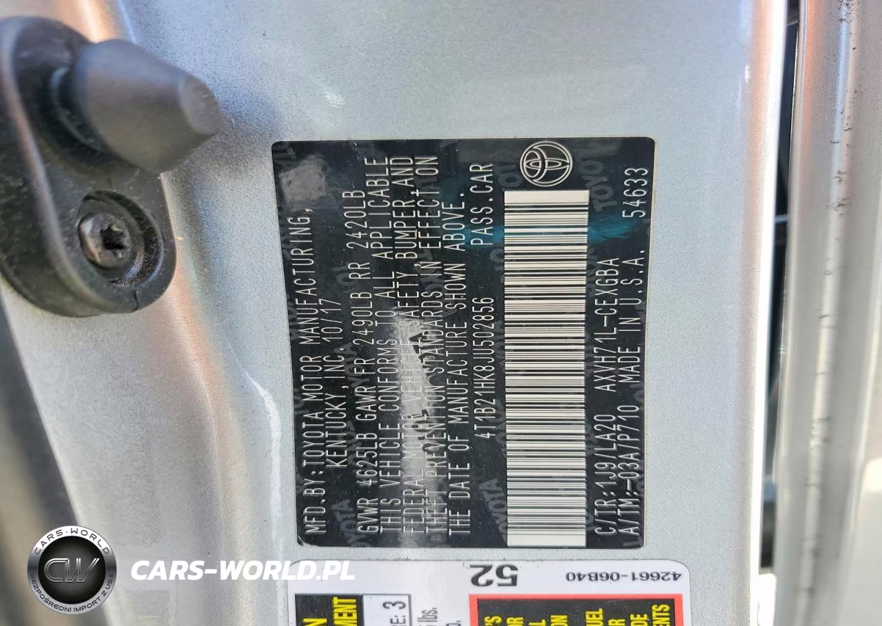 2018 Toyota Camry Hybrid Xle VIN:4T1B21HK8JU502856 - 13