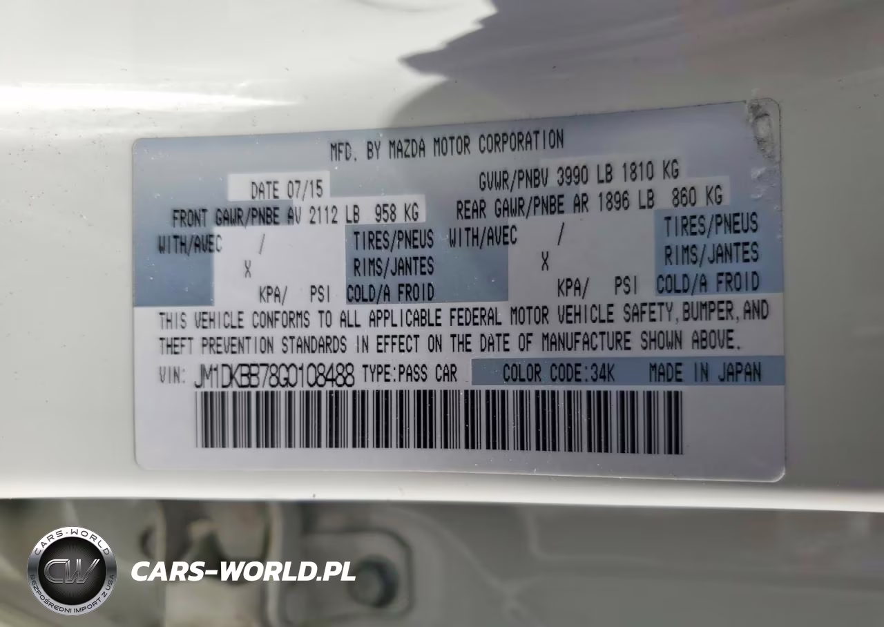 2016 Mazda Cx-3 Sport VIN:JM1DKBB78G0108488 - 12