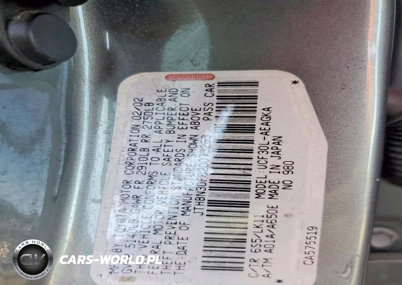 2002 Lexus Ls 430 VIN:JTHBN30F820073263 - 12
