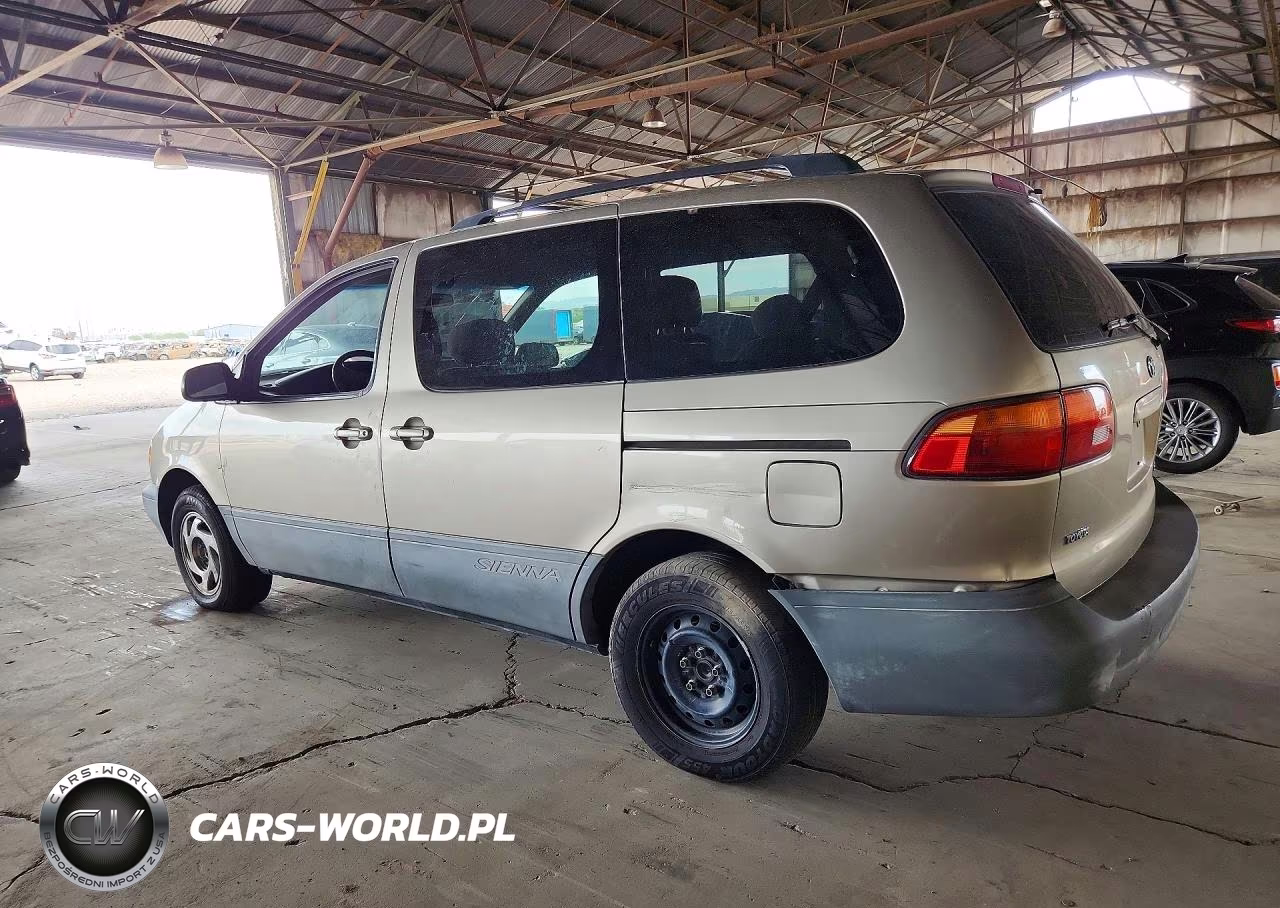2000 Toyota Sienna Le VIN:4T3ZF13C5YU268342 - 2