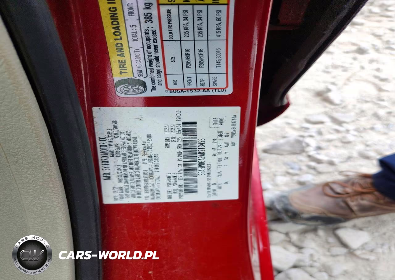 2010 Ford Fusion S VIN:3FAHP0GA9AR213453 - 12