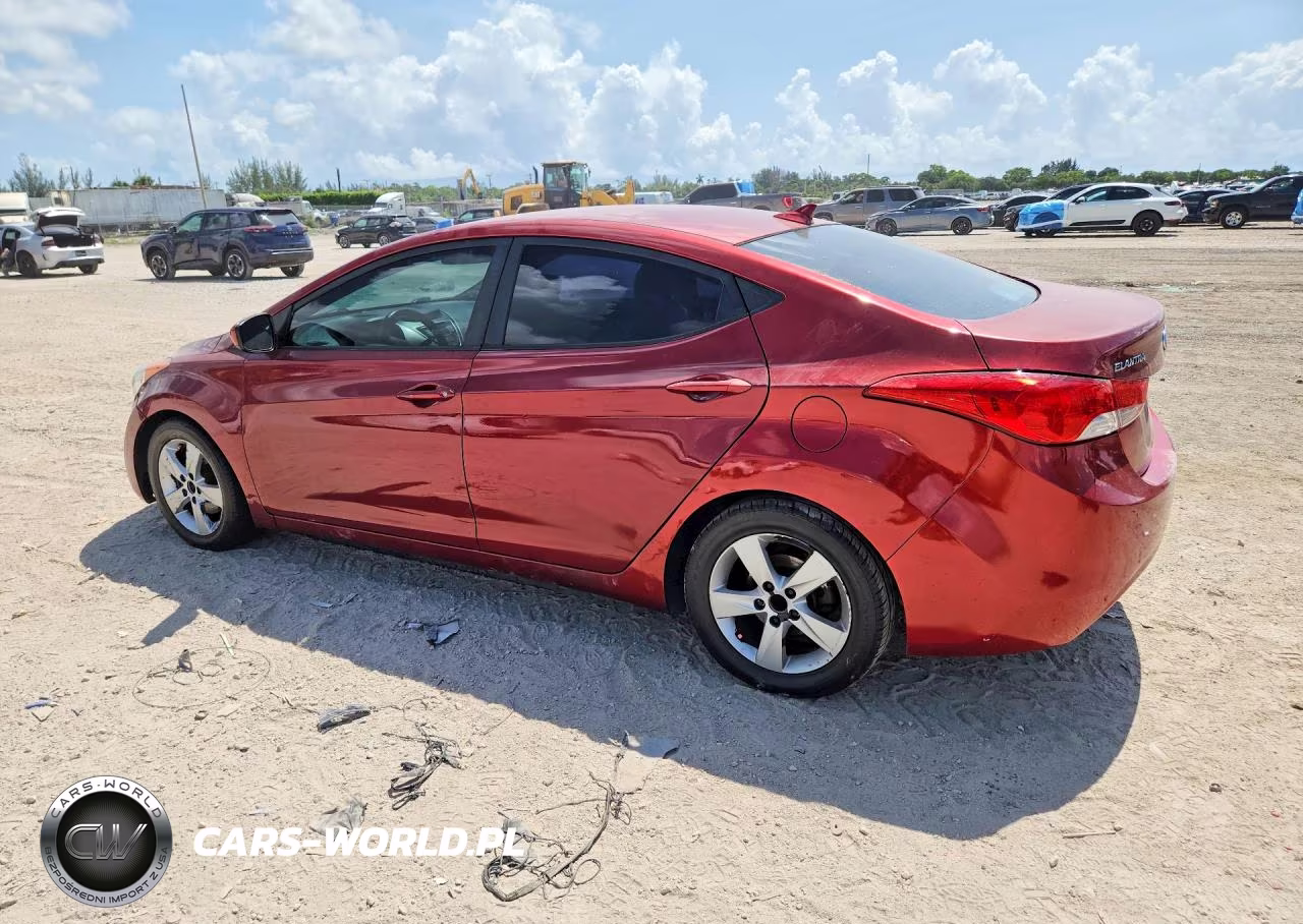 2013 Hyundai Elantra Gls VIN:5NPDH4AEXDH385930 - 2