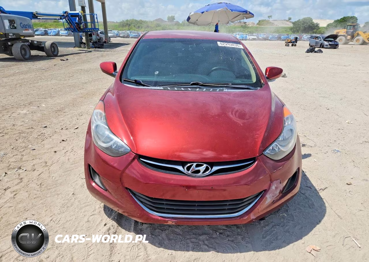 2013 Hyundai Elantra Gls VIN:5NPDH4AEXDH385930 - 5