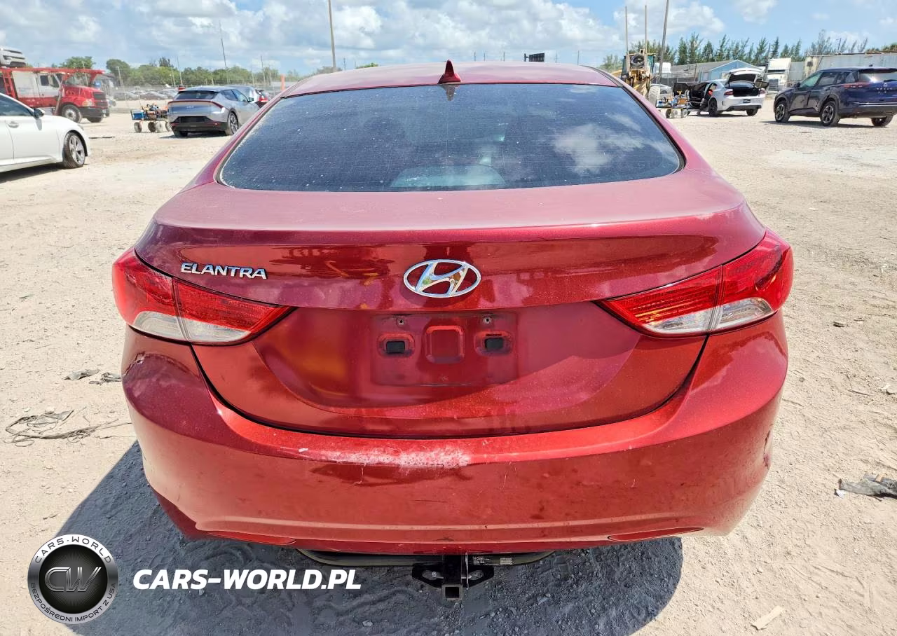 2013 Hyundai Elantra Gls VIN:5NPDH4AEXDH385930 - 6