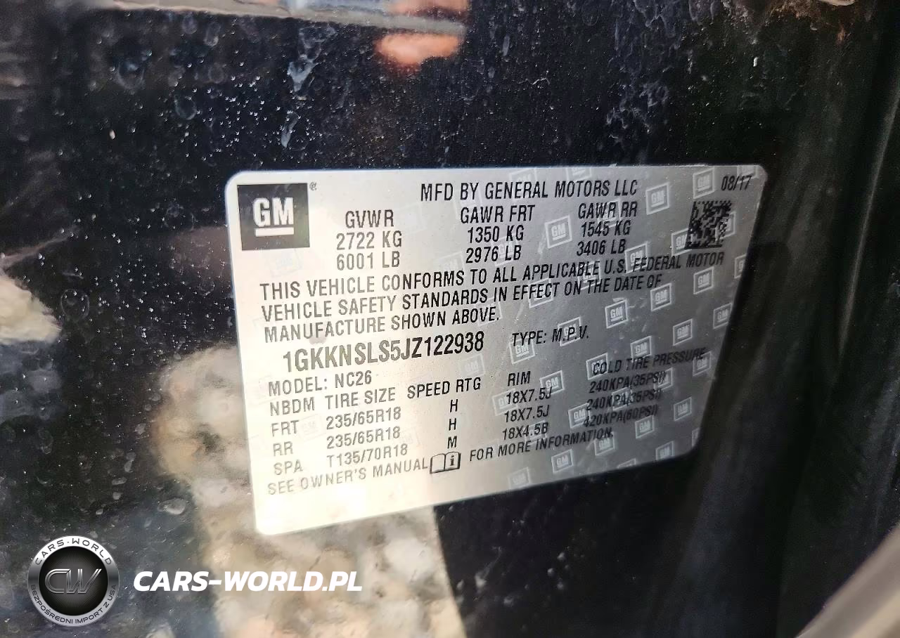 2018 GMC Acadia Sle VIN:1GKKNSLS5JZ122938 - 12