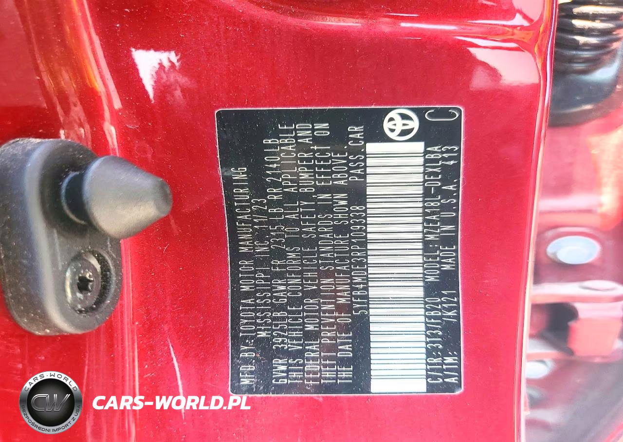 2024 Toyota Corolla Le VIN:5YFB4MDE3RP109338 - 12