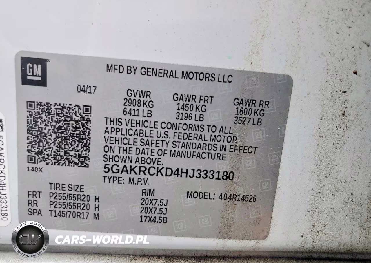 2017 Buick Enclave VIN:5GAKRCKD4HJ333180 - 13
