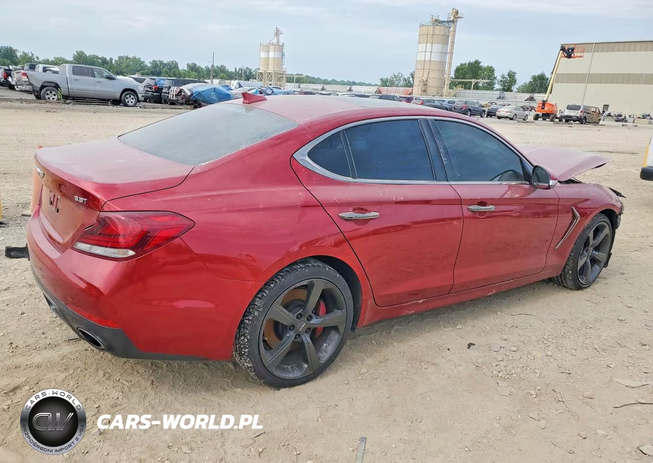 2019 Genesis G70 3.3T Dynamic Edition VIN:KMTG34LE6KU021727 - 3
