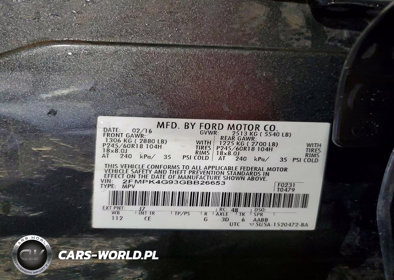 2016 Ford Edge Se VIN:2FMPK4G93GBB26653 - 13